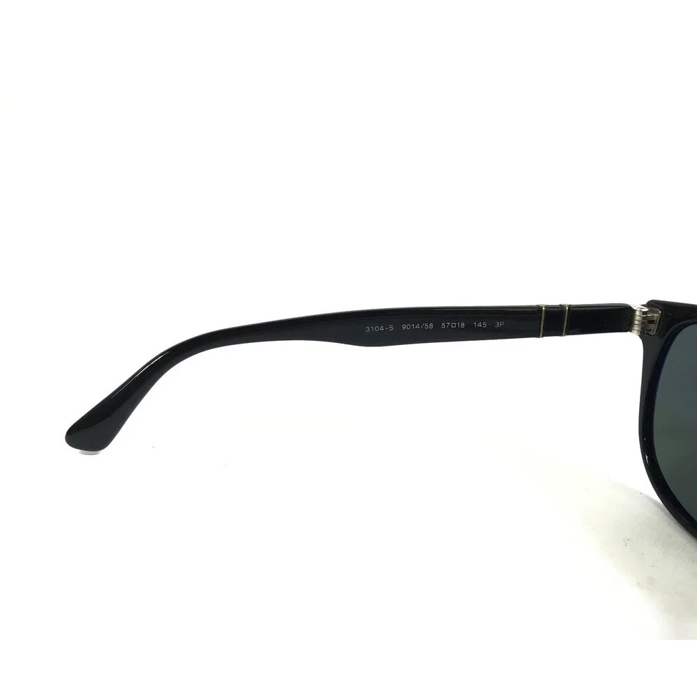 Persol Sunglasses 3104-S 9014/58 Black Square Frames with Gray Polarized Lenses